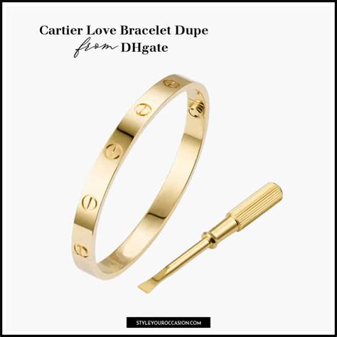 gold cartier bracelet dupe|authentic used cartier love bracelet.